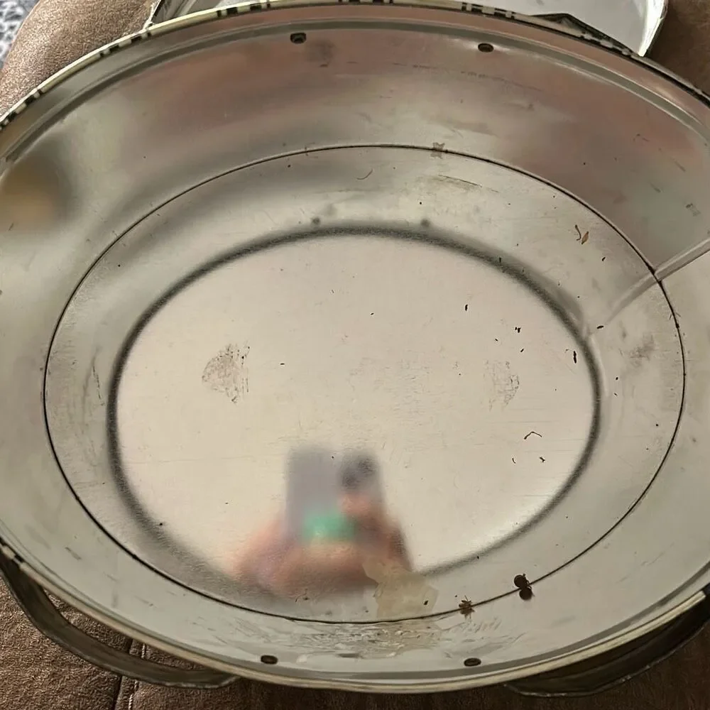 Vintage 1940s–1950s Eagle Motif Decorative Snare Drum w/ Tri-Chem Spark-L-On Kit
